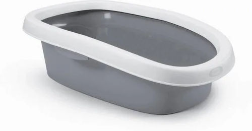 Zolux Stefanplast Sprint Katzentoilette offene Schale aus Kunststoff Grau – Bild 1 von 5