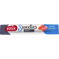 Produktbild von Zolux Sweeties Creme Hundeleckerli mit Lachs und Huhn ohne Zucker und Aromastoffe 14 g