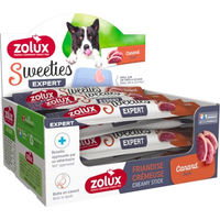Produktbild von Zolux Sweeties Cremiger Hundesnack Ente ohne Farbstoffe Aromastoffe und Zucker 14 g
