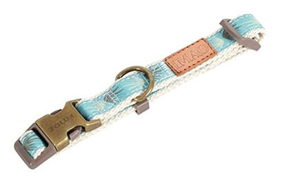 Produktbild von Zolux Taiga Hundehalsband aus Polyester in Blau Größe M