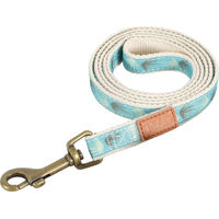 Produktbild von Zolux Taiga Hundeleine aus Polyester in Blau Türkis 121 cm lang 15 mm breit - 121 cm