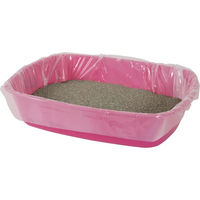 Produktbild von Zolux Taschen Katzentoilette für Katzen in Weiß und Rosa (12er Pack)