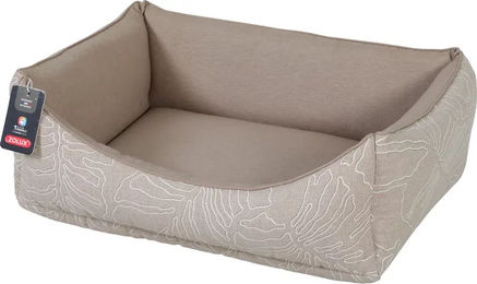 Produktbild von Zolux TIAKI Willow Schlafsofa für Katzen und kleine Hunde aus Baumwolle in Grau und Beige