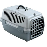 Produktbild von Zolux Transportbox aus Kunststoff für kleine Hunde in Blau und Grau