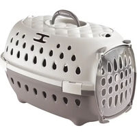 Produktbild von Zolux Transportbox aus Kunststoff für kleine Hunde und Katzen in Beige oder Grau