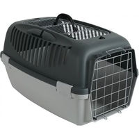 Produktbild von Zolux Transportbox aus Kunststoff für kleine Hunde und Katzen in Schwarz oder Grau