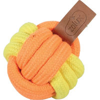 Produktbild von Zolux Twist Ballspielzeug aus Seil für Hunde in Bunt Orange
