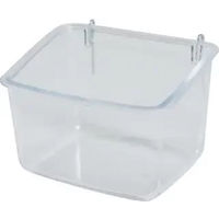 Produktbild von Zolux Universal-Vogelhaus in Weiß und Transparent