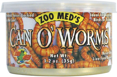 Zoo Med Can o' Worms Mehlwürmer für Reptilien und Amphibien 35g - 35 g – Bild 1 von 6