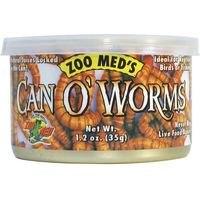 Produktbild von Zoo Med Can o' Worms Mehlwürmer für Reptilien und Amphibien 35g - 35 g