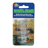 Produktbild von Zoo Med Ersatz-Saugnäpfe für Schildkröten-Docks 4er-Pack transparent