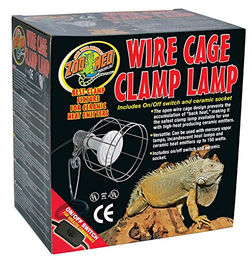 Zoo Med LF-10ec Klemmlampe mit Schutzgitter und Keramikstrahler für Terrarien bis max. 150W - 1 Stk. – Bild 1 von 3