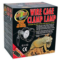 Produktbild von Zoo Med LF-10ec Klemmlampe mit Schutzgitter und Keramikstrahler für Terrarien bis max. 150W - 1 Stk.