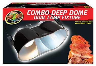 Zoo Med LF-25EC Large Combo Deep Dome Dual Lamp Terrarienterrarienlampe – Bild 1 von 2