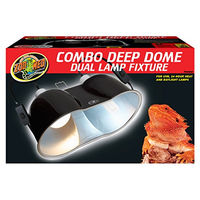 Produktbild von Zoo Med LF-25EC Large Combo Deep Dome Dual Lamp Terrarienterrarienlampe
