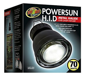 Produktbild von Zoo Med LF-95E Powersun H.I.D UVB Lampenhalterung 70 W Schwarz - 1 Stk.