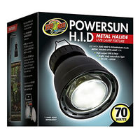 Produktbild von Zoo Med LF-95E Powersun H.I.D UVB Lampenhalterung 70 W Schwarz - 1 Stk.
