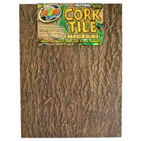Produktbild von Zoo Med Natural Cork Tile Terrarien Rückwand aus Naturkork in Baumrindenoptik 45 x 61 cm