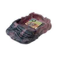 Produktbild von Zoo Med Repti Ramp Bowl RRB-11E Futternapf mit Einstiegshilfe für Reptilien wie Echsen und Schildkröten Größe L aus Kunststoff