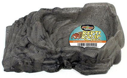 Zoo Med Repti Ramp Bowl RRB-9 Wassernapf mit Einstiegshilfe für kleine Reptilien und Amphibien Größe S – Bild 1 von 2