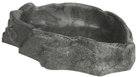 Zoo Med Repti Rock Wassernapf für Reptilien XL Braun Grau – Bild 1 von 2