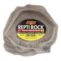 Produktbild von Zoo Med Repti Rock Water Dish WD-20E Wassernapf für Reptilien Grau Größe S