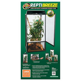 Zoo Med ReptiBreeze Alaun-Bildschirm für Reptilien und Amphibien 91,4 x 45,7 x 45,7 cm – Bild 1 von 3