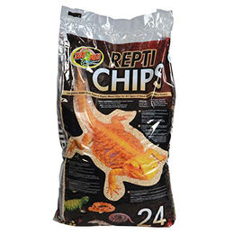 Produktbild von Zoo Med ReptiChips L Rindenmulch Staubfreies Bodensubstrat für Echsen und Schlangen 26,4 L - 26,4 l
