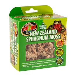 Zoo Med Sphagnum Moss Natürliches Moos als Terrariensubstrat für Reptilien, Amphibien wie Frösche und Molche, 1,3 L - 1,3 l – Bild 1 von 4