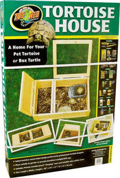 Zoo Med Tortoise House Schildkrötenhöhle aus Holz in Braun – Bild 1 von 2