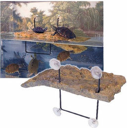 Produktbild von Zoo Med Turtle Dock Schildkröten-Insel aus Kunstharz in Braun für das Aquarium - 1 Stk.