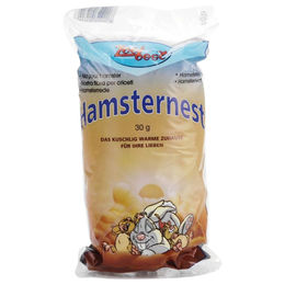 Zoobest Nest-Baumwolle weiß 30 g Nistmaterial für Hamster und Nager - 30 g – Bild 1 von 2