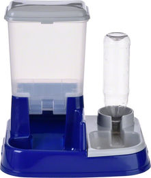 Produktbild von zooplus 2in1 Wasser- und Futterautomat aus Kunststoff mit 5,0 l Trockenfutter-Kapazität - 5 l