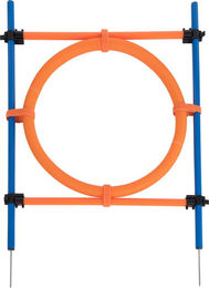 Produktbild von zooplus Agility Fun & Sport Sprungring Komplettset aus Nylon mit 55 cm Durchmesser in Bunt/Orange