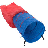 Produktbild von zooplus Agility Sport Sacktunnel aus Nylon für Hunde in Blau Bunt Ø 60 cm Länge 5 m