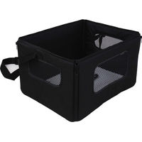 Produktbild von zooplus Autositz für Hunde mittlere Rassen Schwarz Weiß aus Polyester Größe S
