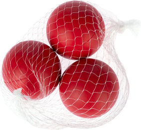Produktbild von zooplus Basics Gummibälle für Welpen und kleine Hunde Rot