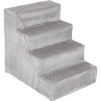 Produktbild von zooplus Basics Haustiertreppe Stepway Grau Größe L 65 x 51 x 60 cm