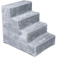 Produktbild von zooplus Basics Haustiertreppe Stepway Grau Größe L 65 x 51 x 60 cm