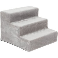 Produktbild von zooplus Basics Haustiertreppe Stepway Grau Größe M 40 x 40 x 30 cm