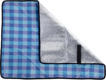 Produktbild von zooplus basics Hundedecke aus Polyester in Blau L 88 x B 68 cm