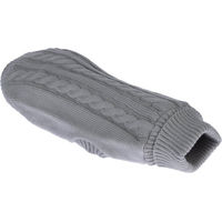 Produktbild von zooplus Basics Hundepullover aus Acryl grau 50 cm Rückenlänge