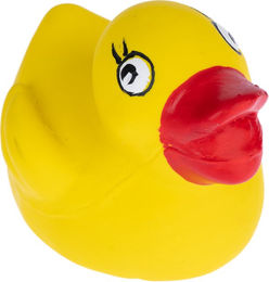 Produktbild von zooplus Basics Hundespielzeug Latex Ente Gelb Größe L