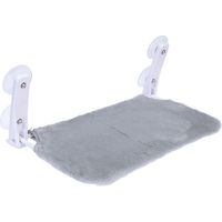 Produktbild von zooplus Basics Katzen-Hängematte Fensterbett aus Polyester Grau