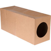 Produktbild von zooplus basics Katzen-Papiertunnel Braun 27 x 22 x 65 cm