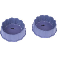 Produktbild von zooplus Basics Katzennäpfe rund aus Kunststoff 2 x 300 ml - 2 x 300 ml