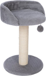 Produktbild von zooplus Basics Kratzbaum XS für Katzen Grau mit Sisal