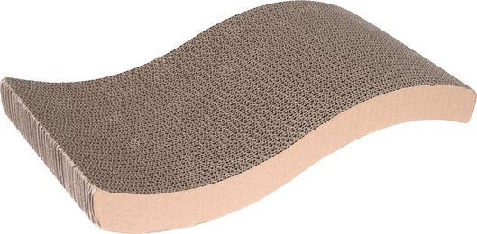 Produktbild von zooplus Basics Kratzbrett aus Kratzpappe für Katzen in Braun