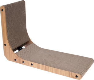 Produktbild von zooplus Basics Kratzbrett aus Kratzpappe für Katzen in Natur Braun Beige
