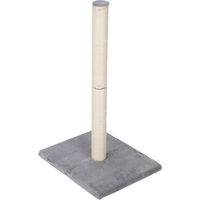 Produktbild von zooplus Basics Kratzsäule für Katzen aus Sisal in Grau